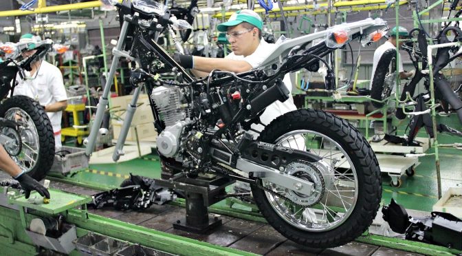 Produção e vendas de motos crescem no 1º semestre de 2019, diz Abraciclo