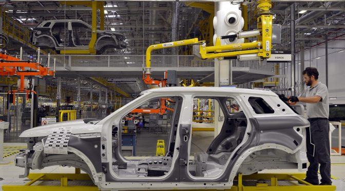Produção de veículos no Brasil cresce 2,8% no 1º semestre